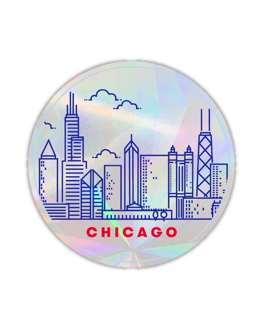 Chicago Sun Catcher Rainbow Maker Decal