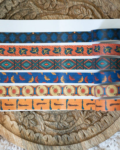 Circles African Ankara Print Washi Tape