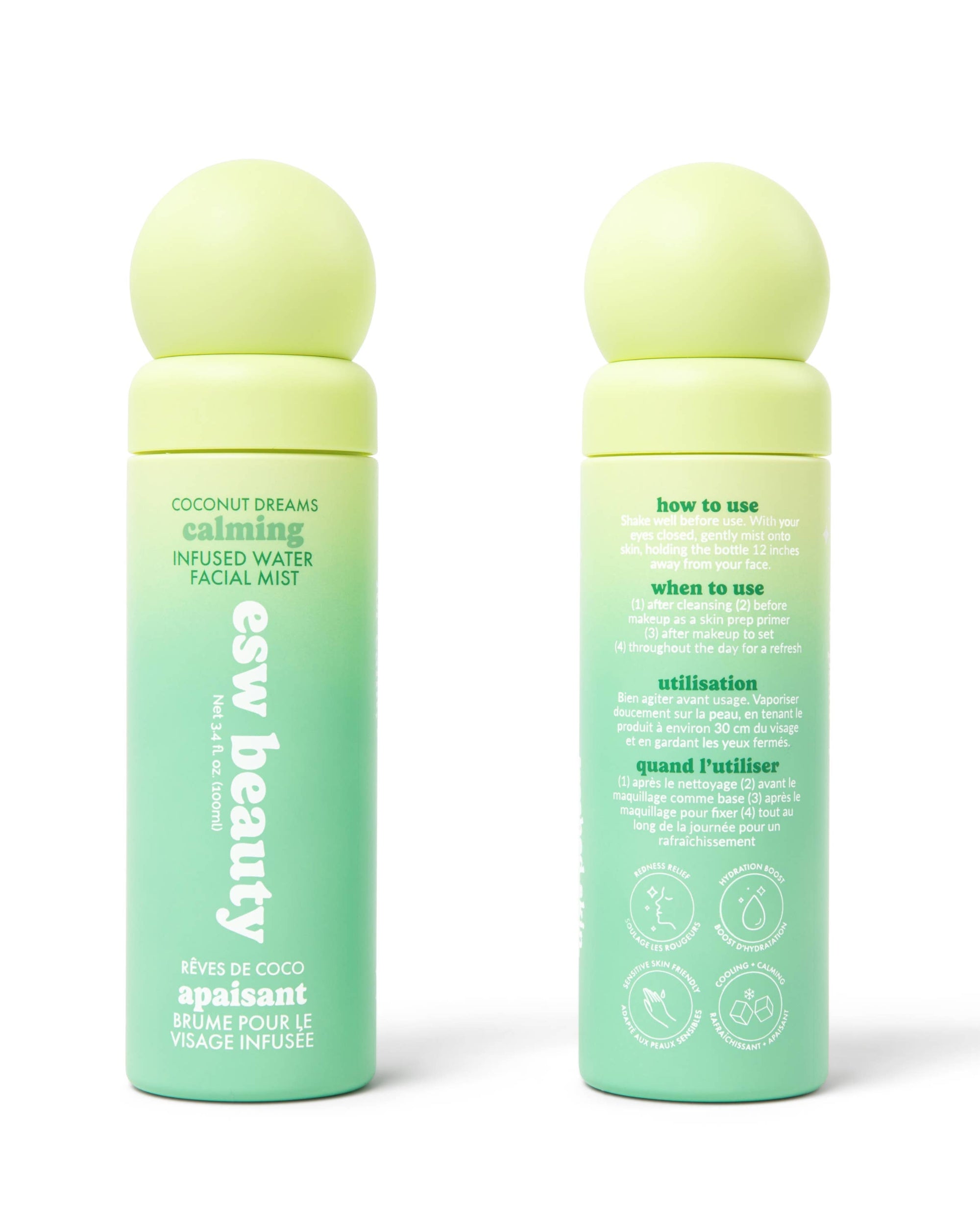 Coconut Dreams Calming Infused Water Facial Mist