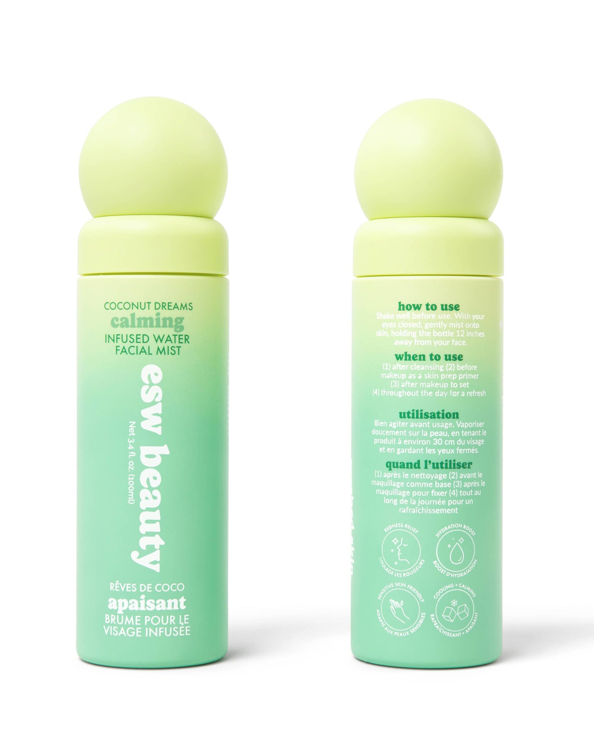 Coconut Dreams Calming Infused Water Facial Mist
