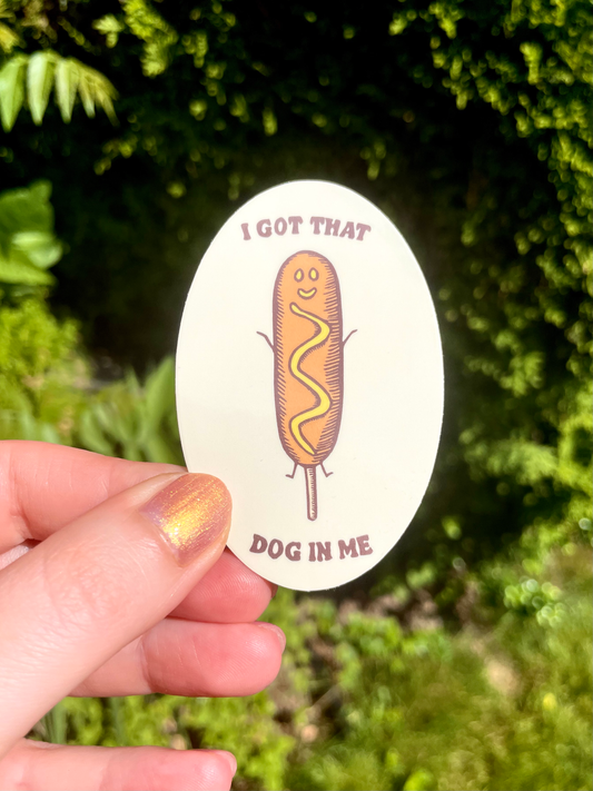 Corndog Sticker