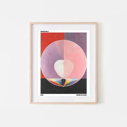 Doves No.2 Art Print - Hilma af Klint