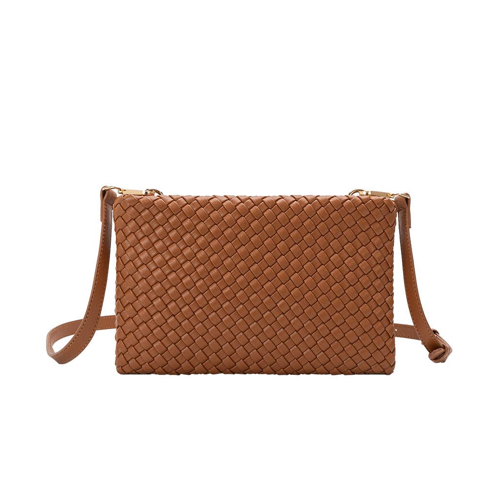 Daisy Saddle Crossbody Bag melie bianco