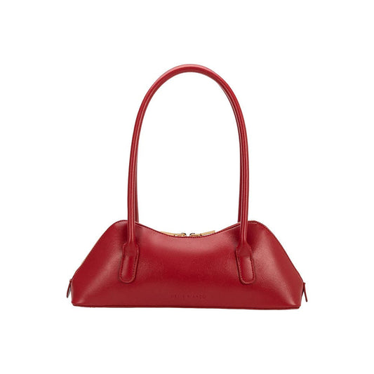 Red handbag on a white background, Dakota Shoulder Bag Melie Bianco