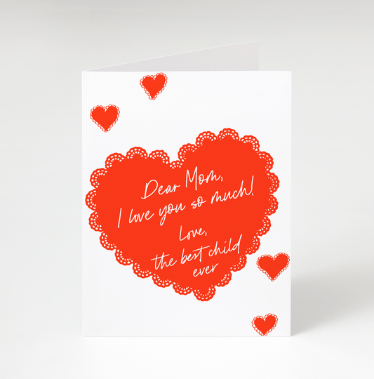 Dear Mom Greeting Card