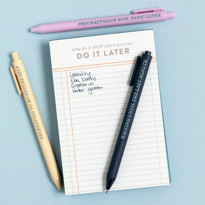 Do It Later Notepad