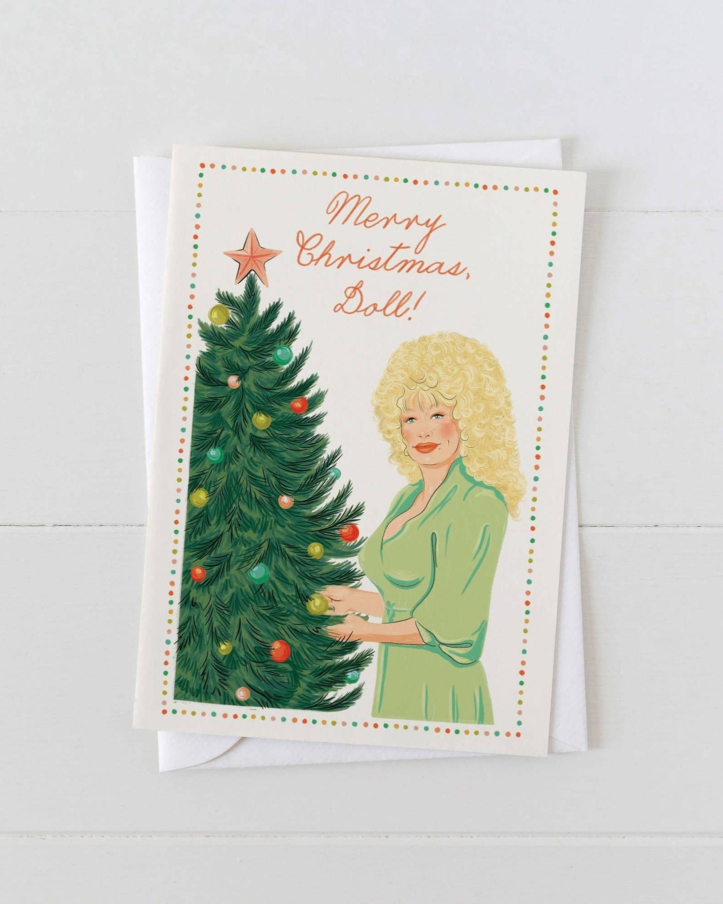 Dolly Parton Christmas Greeting Card