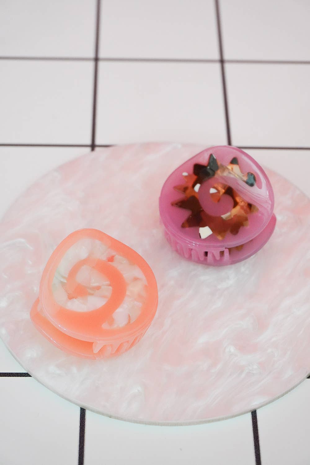 Espiral Circle Hair Claw Clip