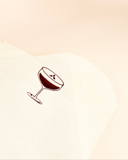 Espresso Martini Paper Napkin Set