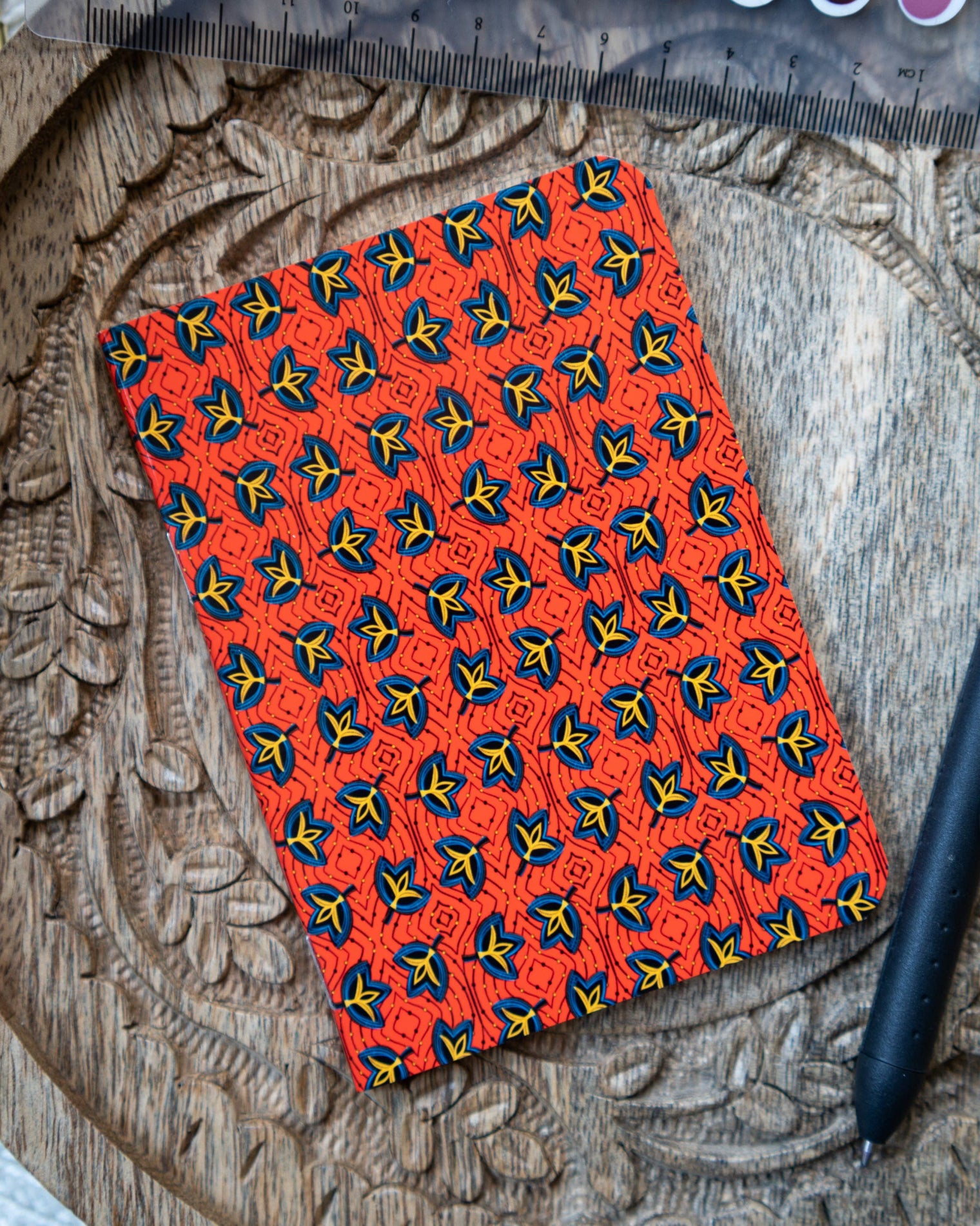 Fans African Ankara Print Notebook