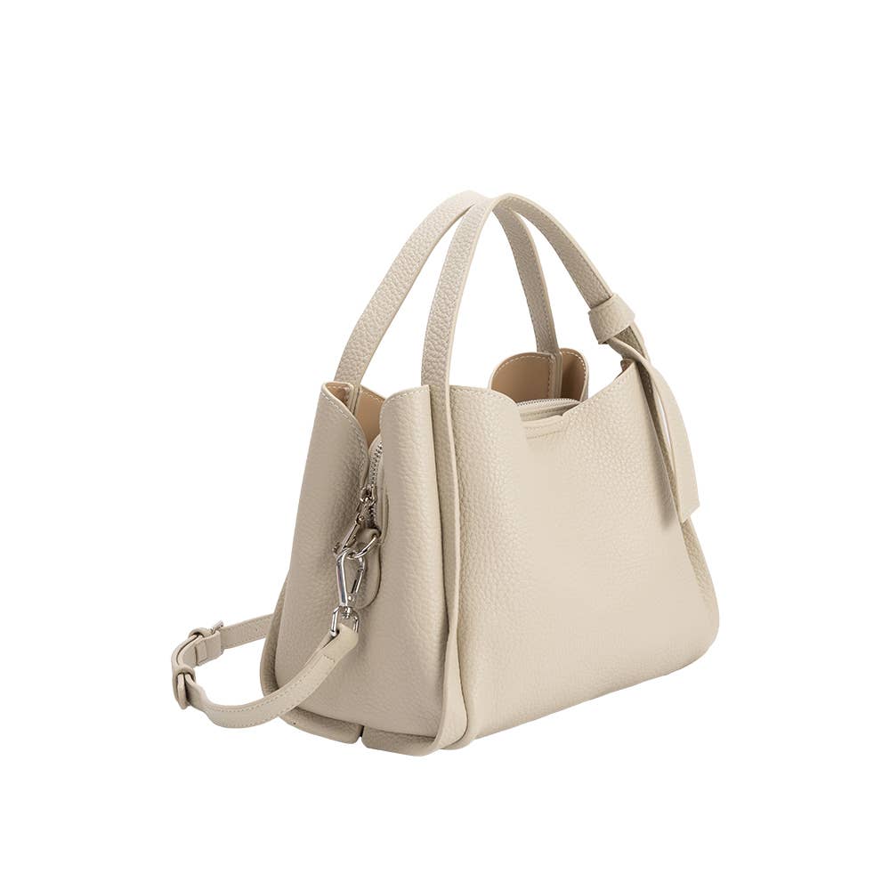 Felicity Top Handle Bag - Bone