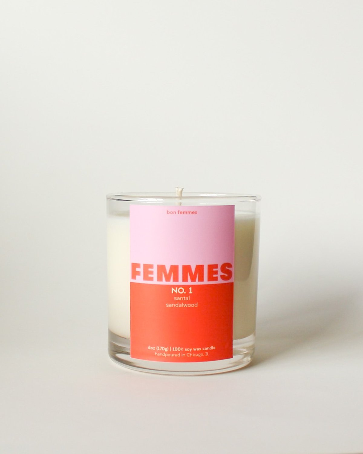 Femmes No.1 Soy Candle - Santal + Sandalwood