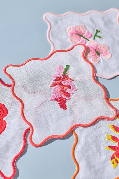 Flores Cocktail Napkin Set