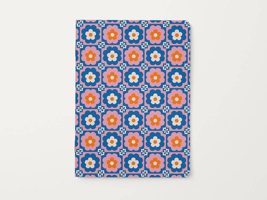 Flowers in Flowers Softcover Blank Notebook