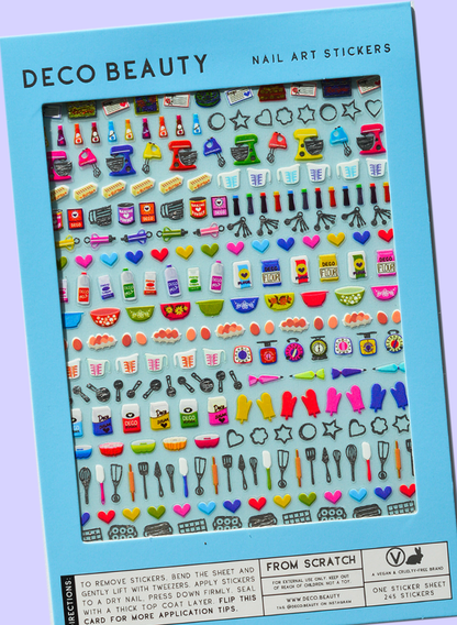 DEco Beauty From Scratch Nail Art Stickers