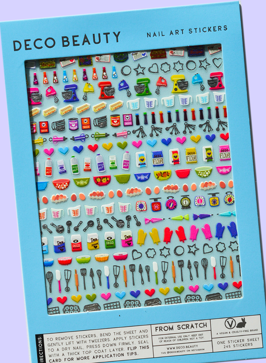 DEco Beauty From Scratch Nail Art Stickers