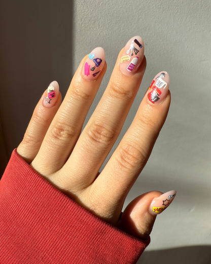 Deco Beauty From Scratch Nail Art Stickers