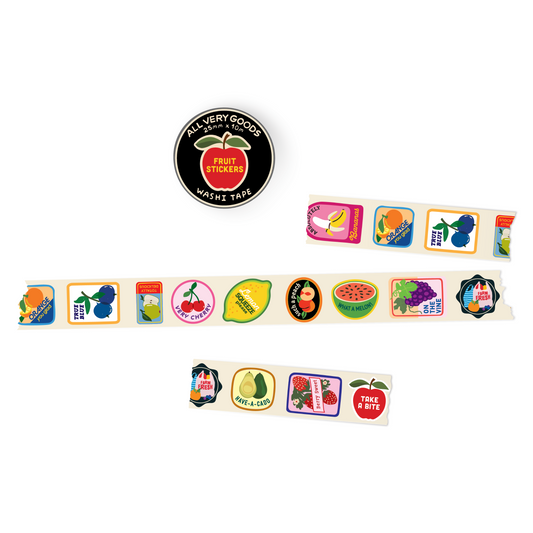 Fruit Stickers Washi Tape