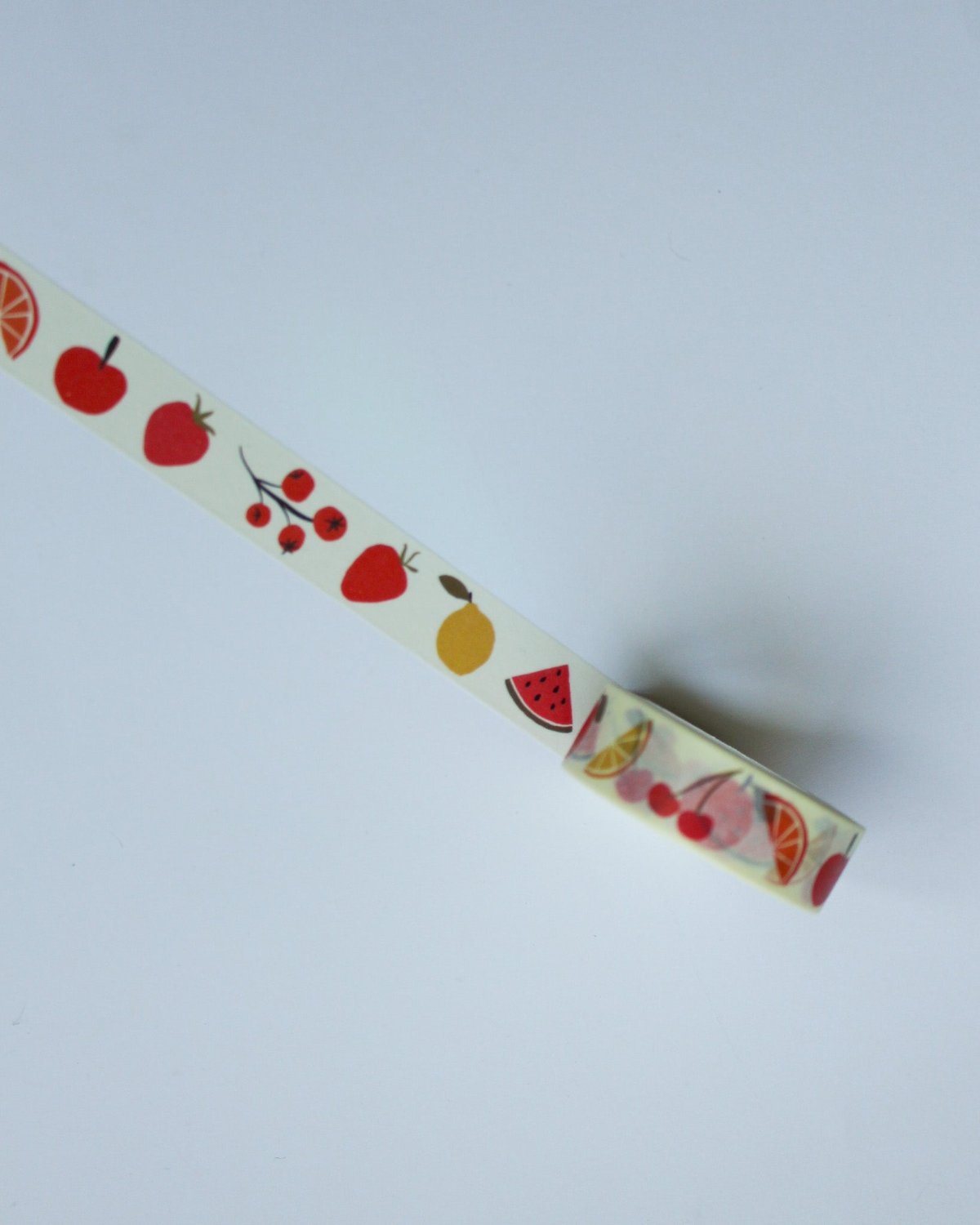 Fruity Medley Washi Tape, strawberry, cherry, orange, lemon, watermelon, bon femmes