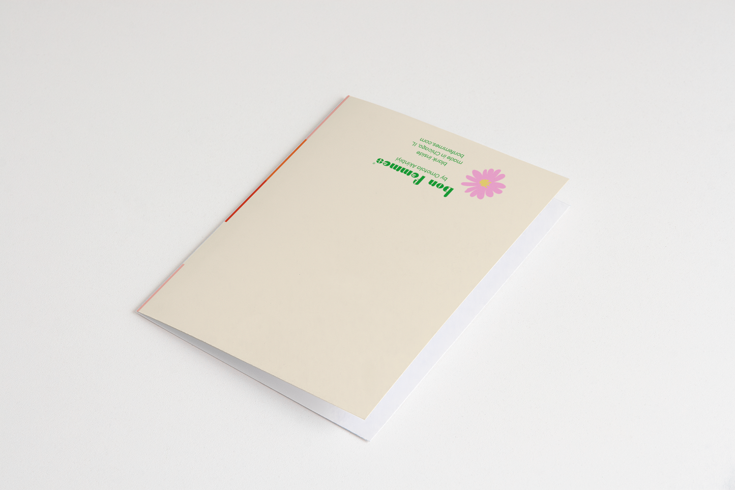 Galentine's Day Quilt Greeting Card back