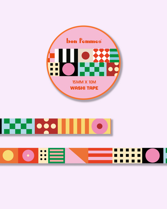 Geo Grid Washi Tape