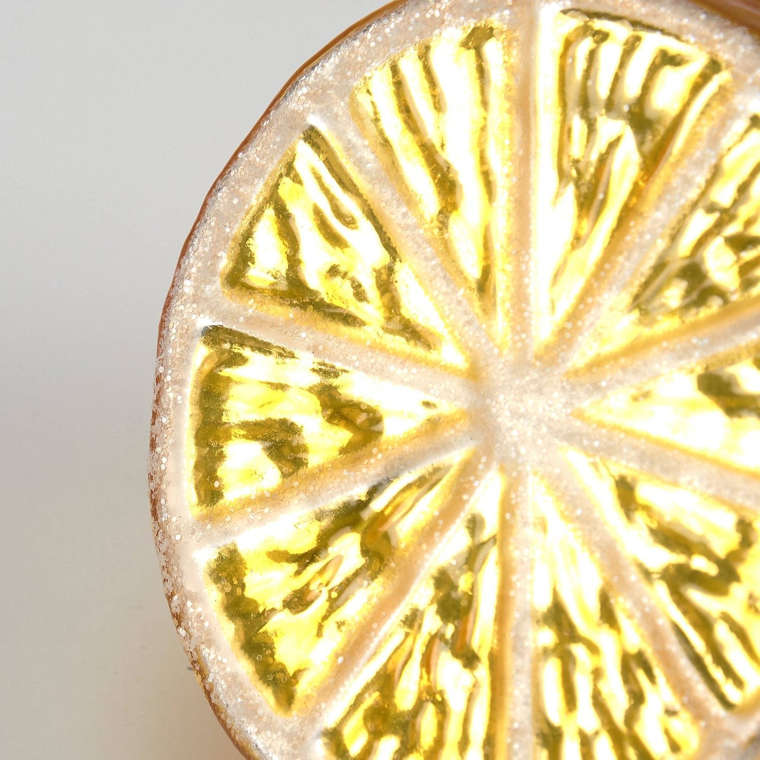 Glass Lemon Ornament