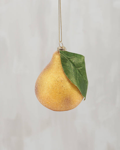 Glass Pear Ornament