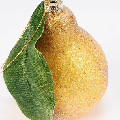 Glass Pear Ornament