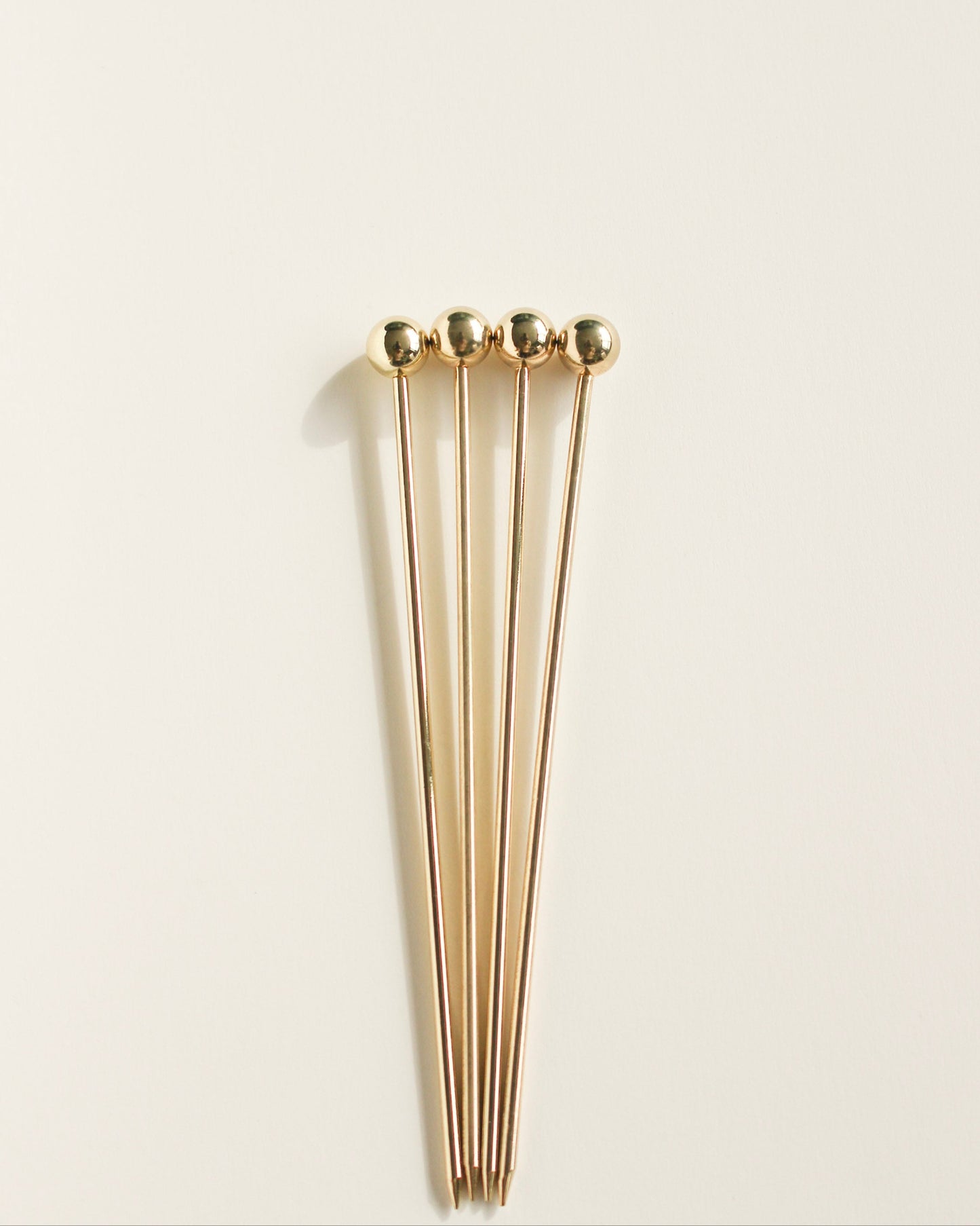 Teaspressa gold luxury cocktail picks