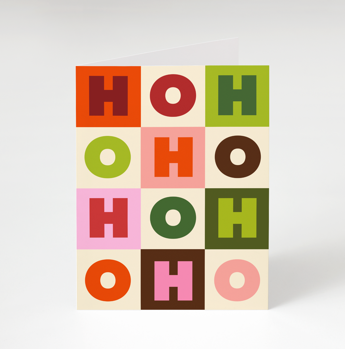 HO HO HO Holiday Greeting Card
