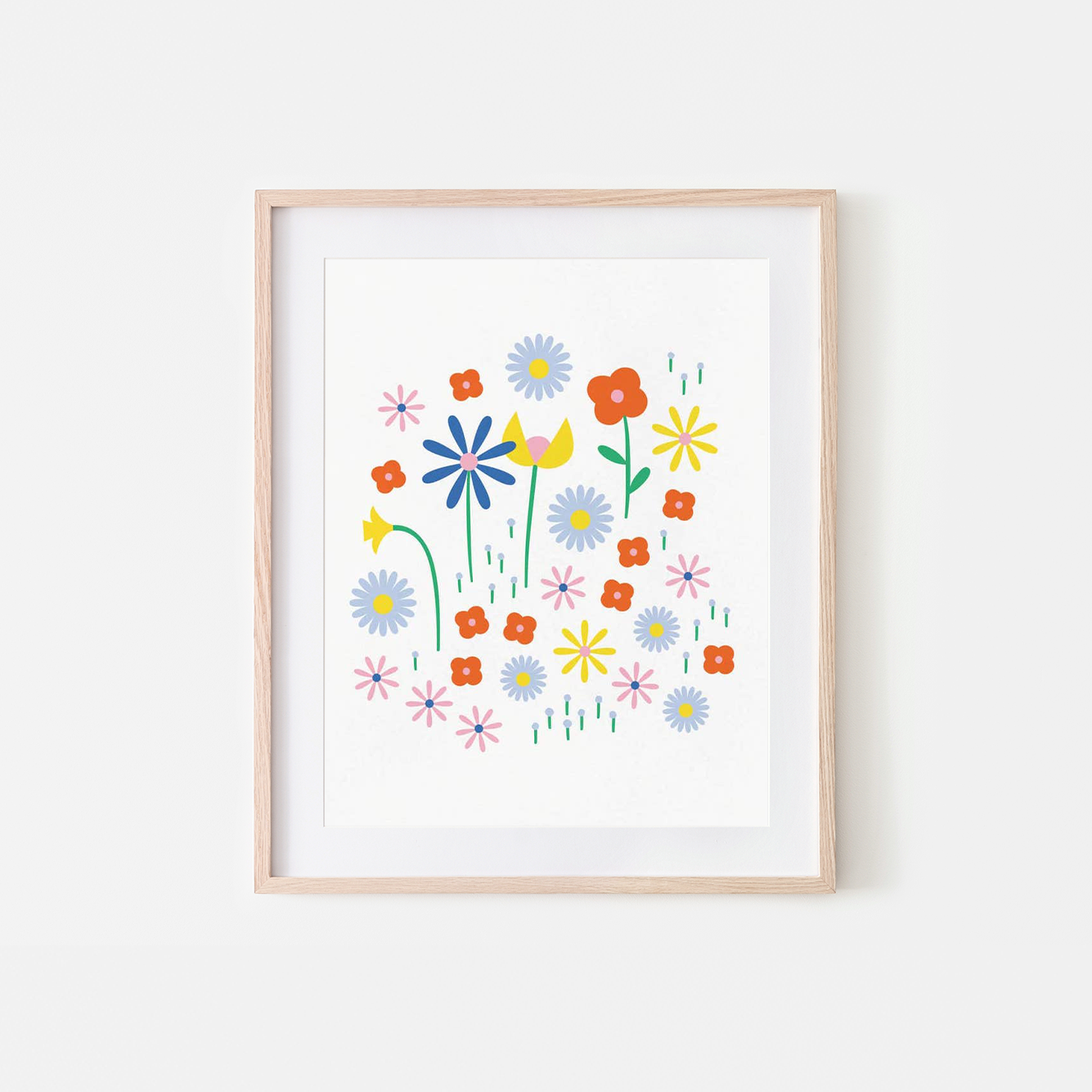 Happy Fleurs Art Print