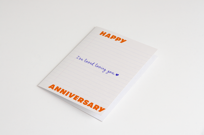 Happy Anniversary Greeting Card