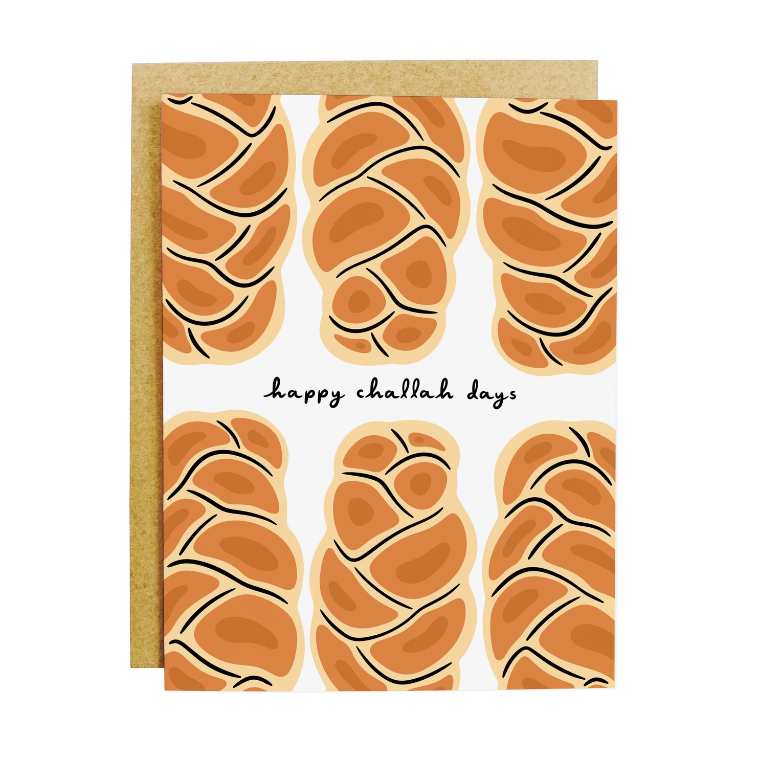 Happy Challah Days Greeting Card