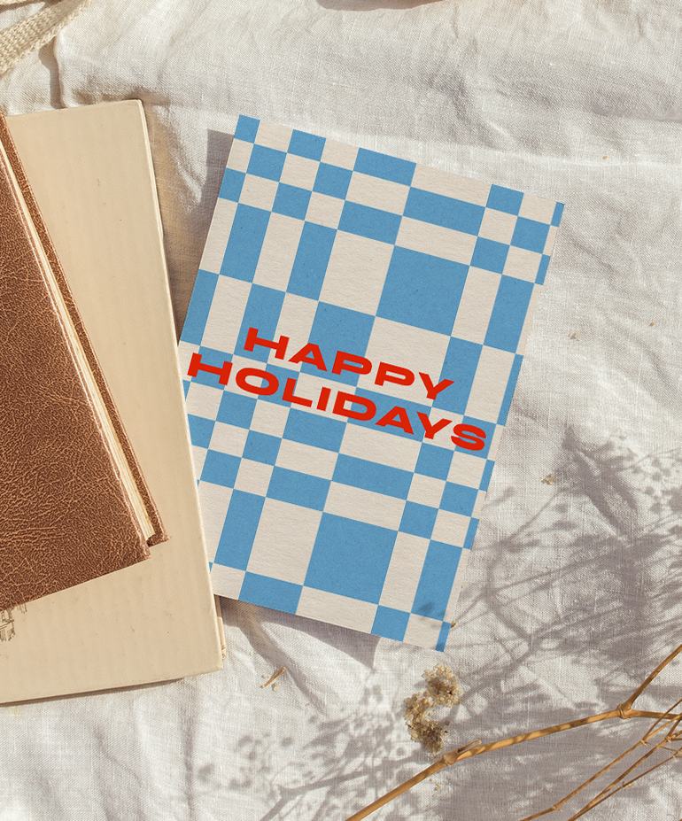 Happy Holidays Greeting Card Set