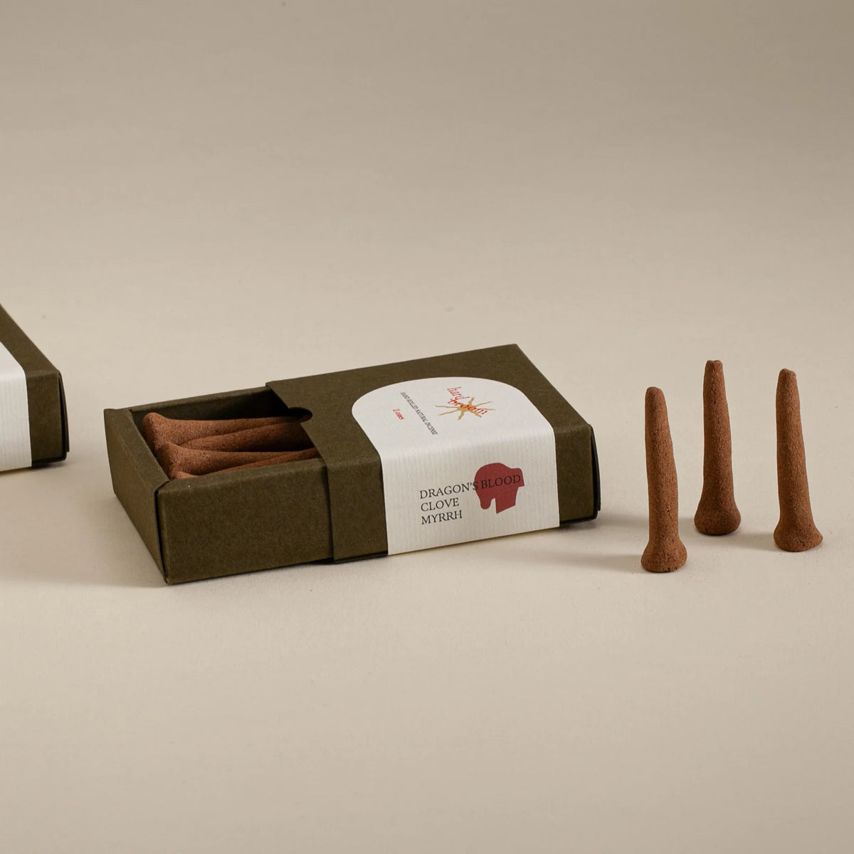 Dragon's Blood - Hand Rolled Incense Cones