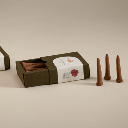 Dragon's Blood - Hand Rolled Incense Cones