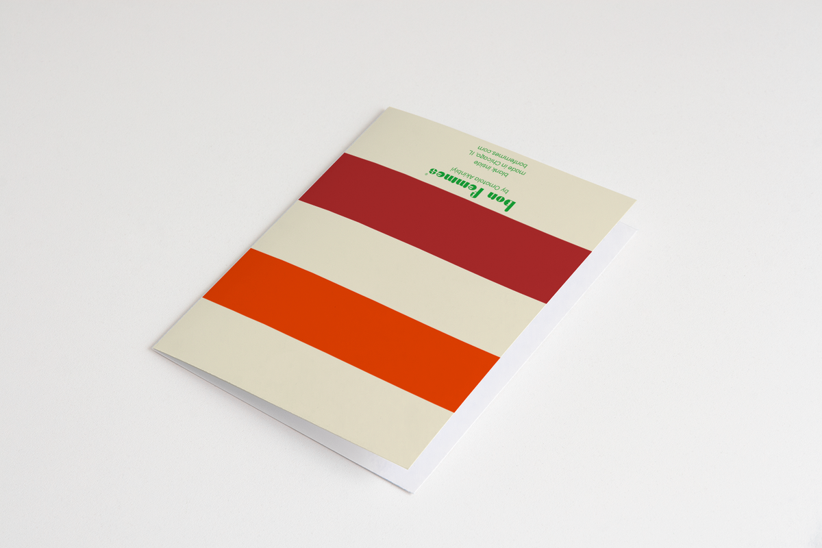 Holiday Check Greeting Card
