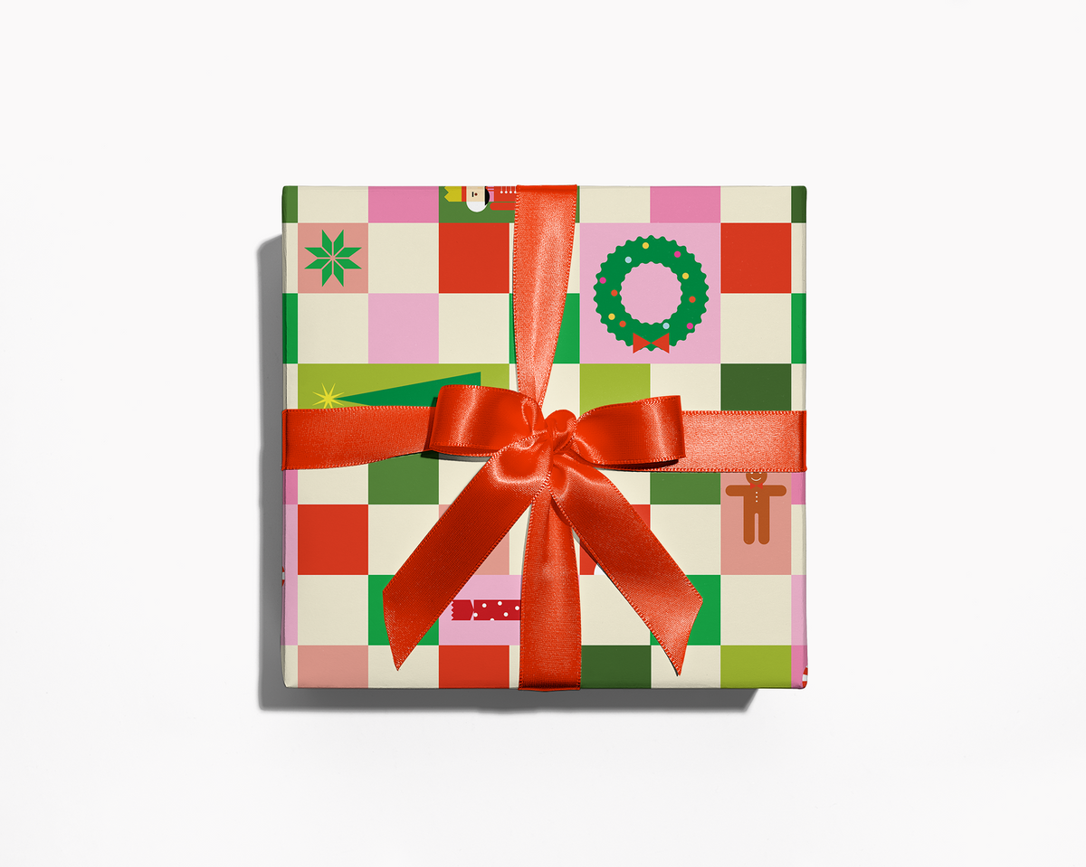 Holiday Icons Wrapping Paper Single Sheet