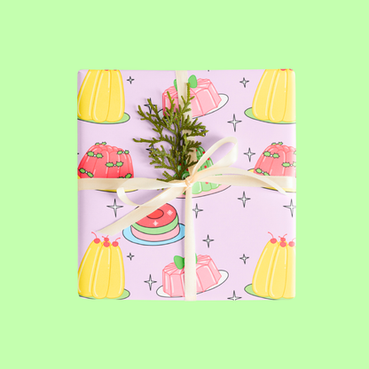 Holiday Jello Wrapping Paper - Single Sheet