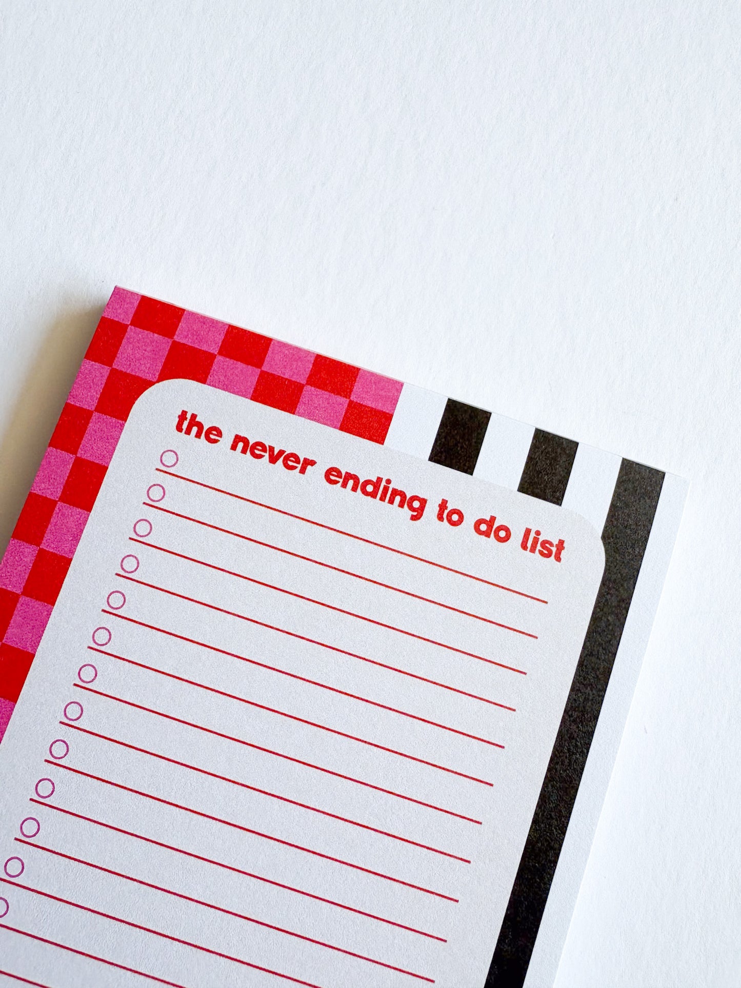 Geometric Never Ending To Do List Notepad
