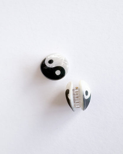 Yin Yang Mini Hair Clip