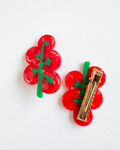 Tomato Vine Hair Clip