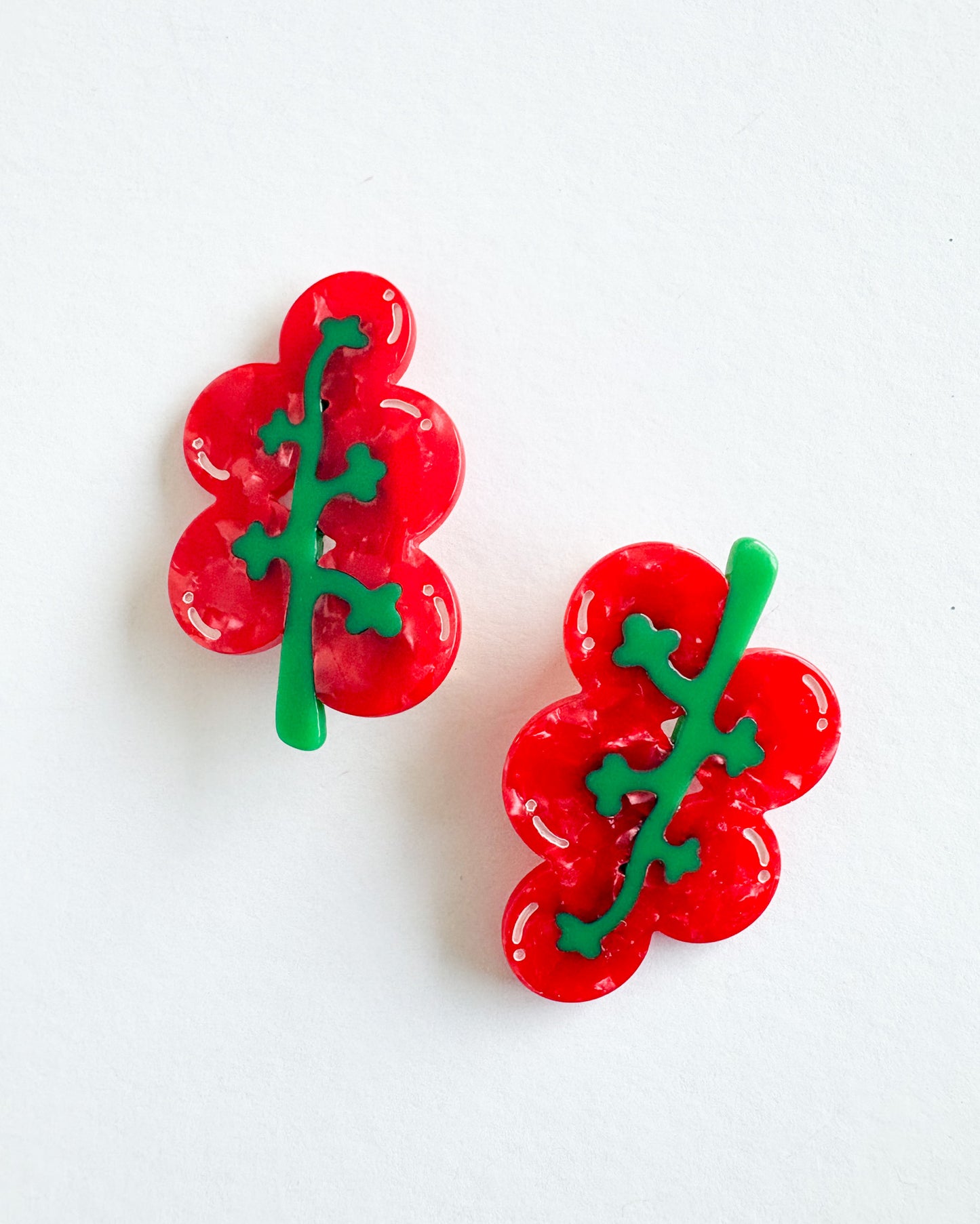 Tomato Vine Hair Clip