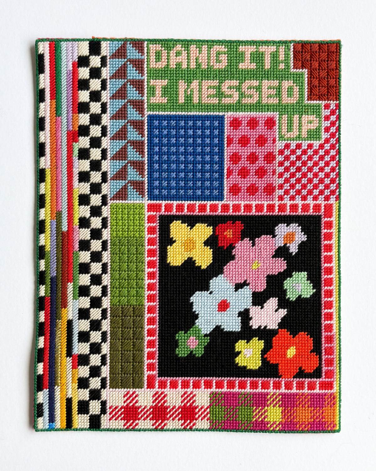 I Messed Up Needlepoint Artwork