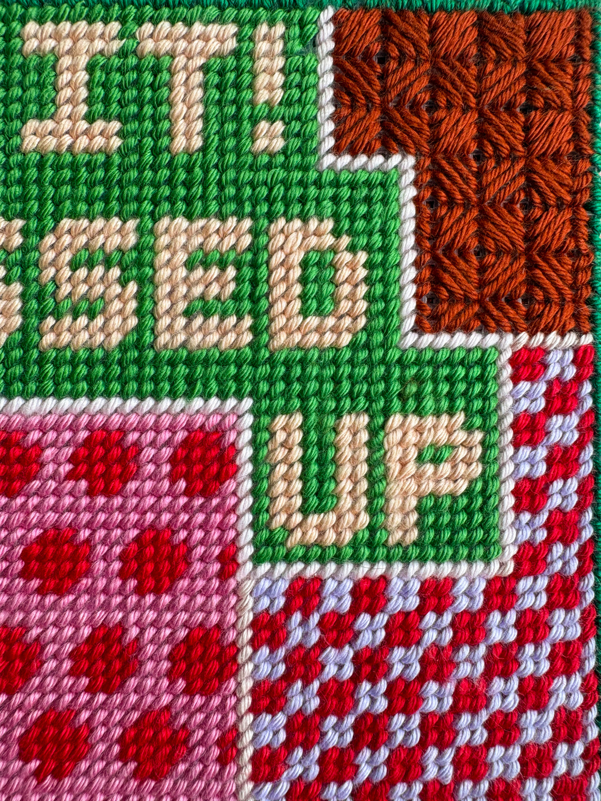 I Messed Up Needlepoint Artwork