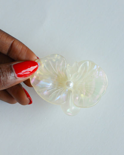 Orchid Hair Clip in Iridescent