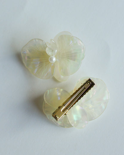 Orchid Hair Clip in Iridescent