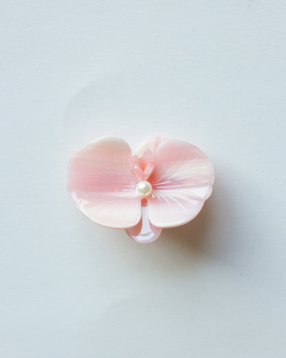 Orchid Hair Clip in Bubblegum