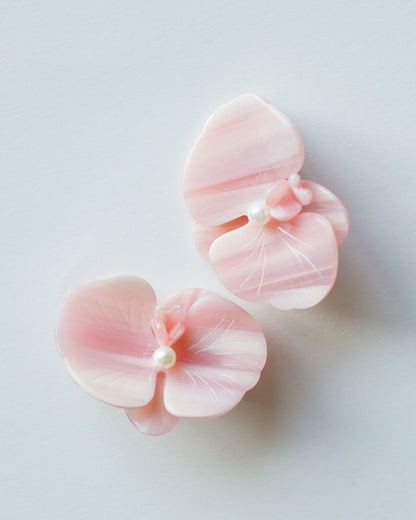 Orchid Hair Clip in Bubblegum