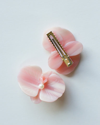 Orchid Hair Clip in Bubblegum